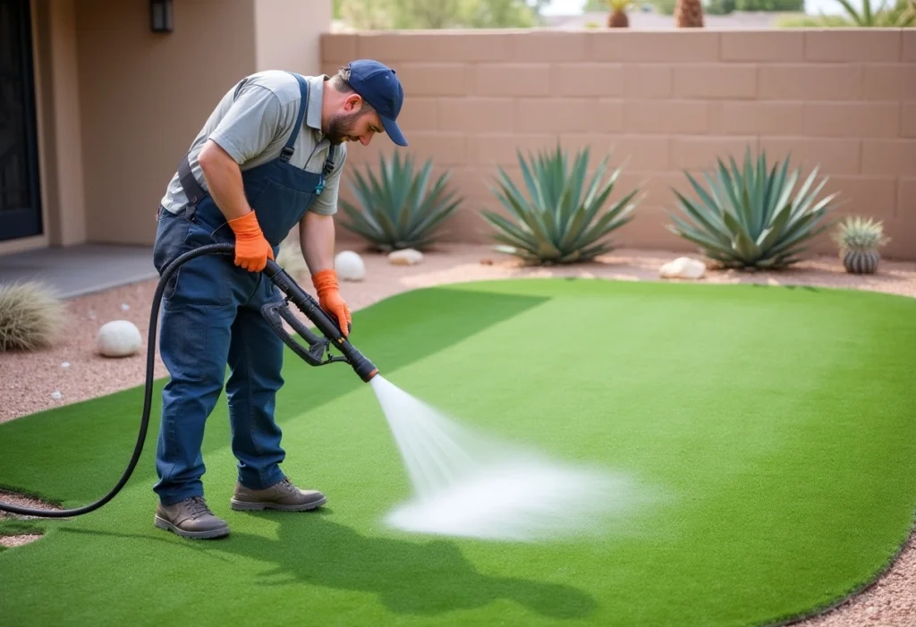 Artificial Turf Cleaning